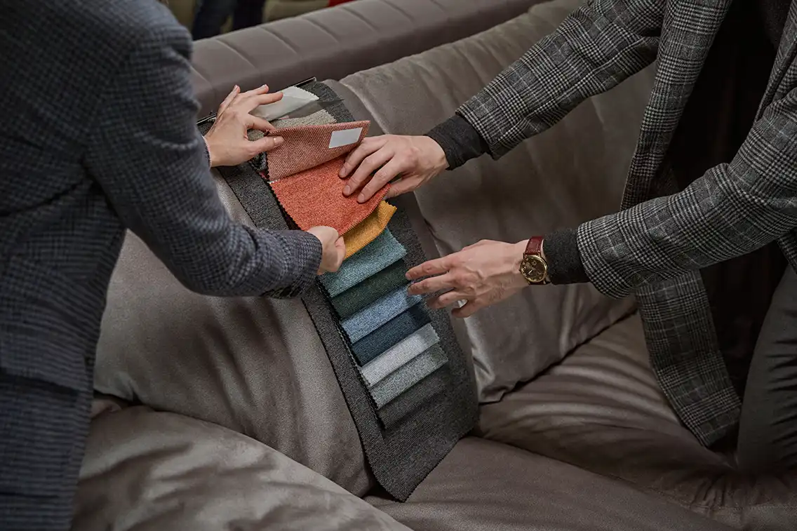 Interior Designers Just Play with Fabric Swatches